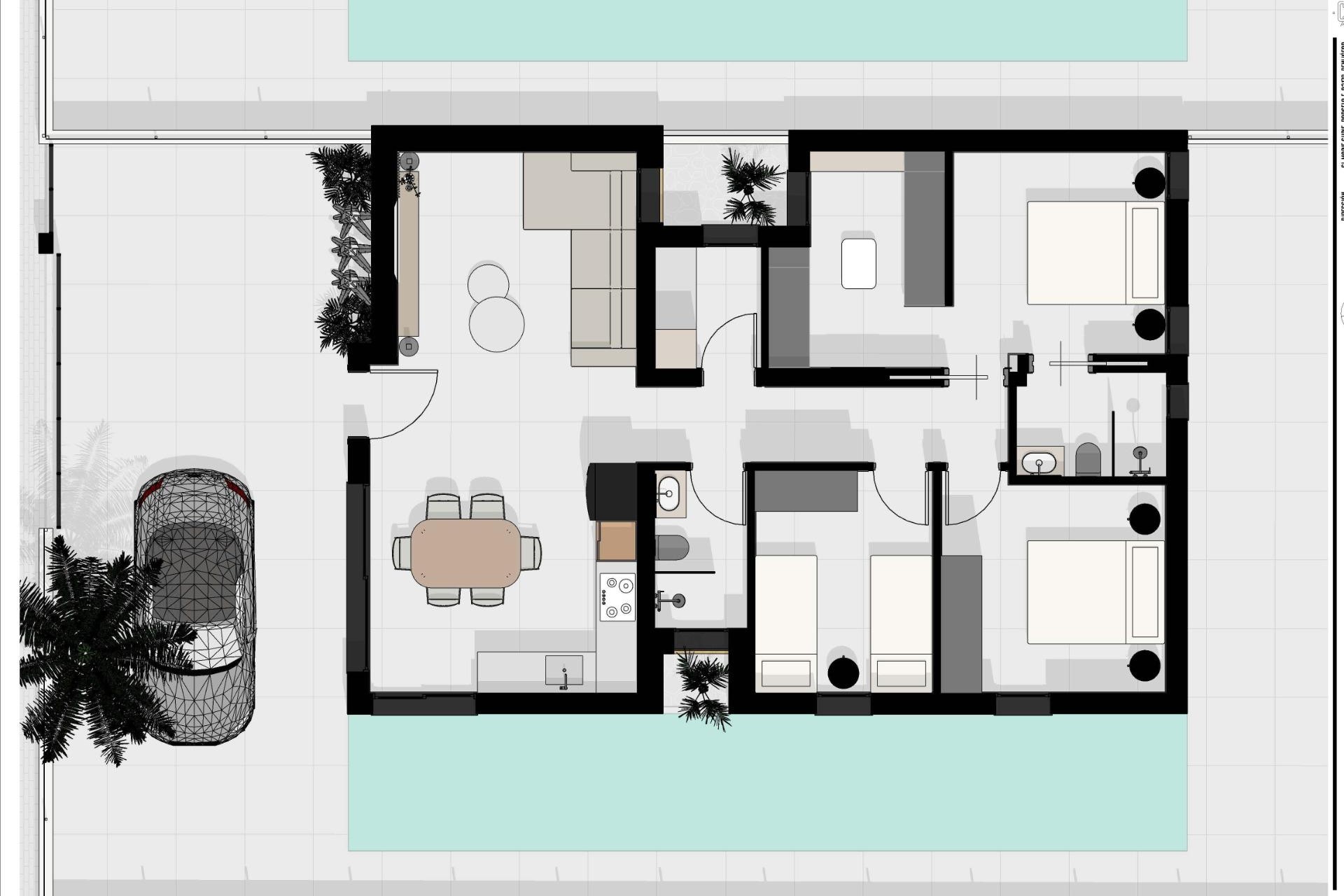 Nueva construcción  - Chalet - Benijófar - Urb. Monteazul