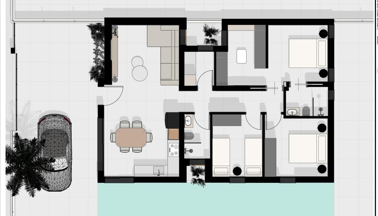 Nueva construcción  - Chalet - Benijófar - Urb. Monteazul