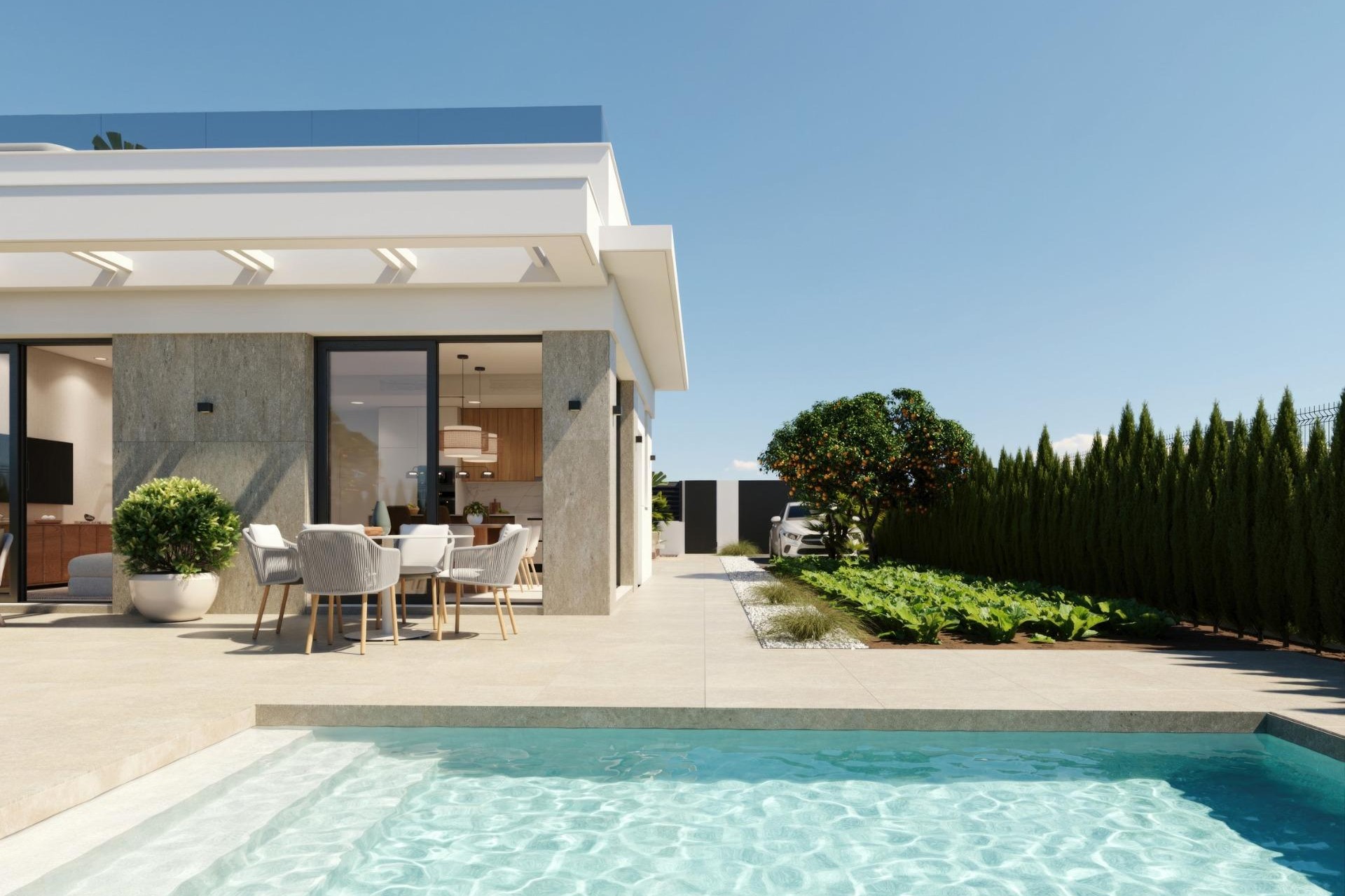 Nueva construcción  - Chalet - Fuente Álamo - Hacienda Del Álamo Golf