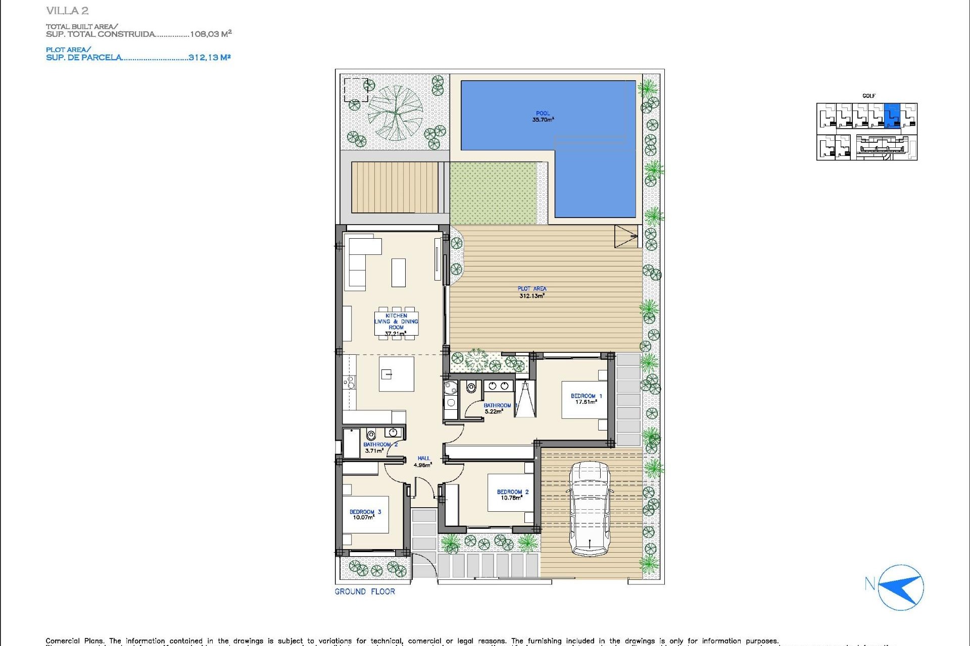 Nueva construcción  - Chalet - Los Alcázares - Serena Golf