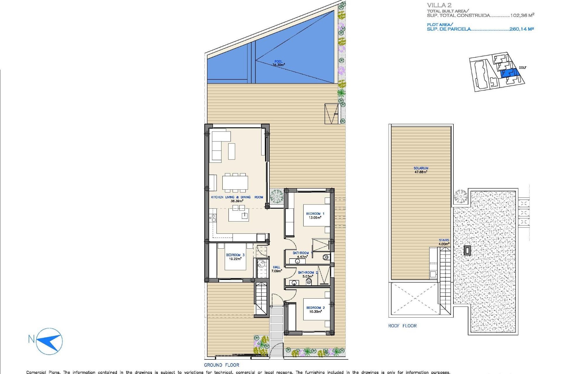 Nueva construcción  - Chalet - Los Alcázares - Serena Golf