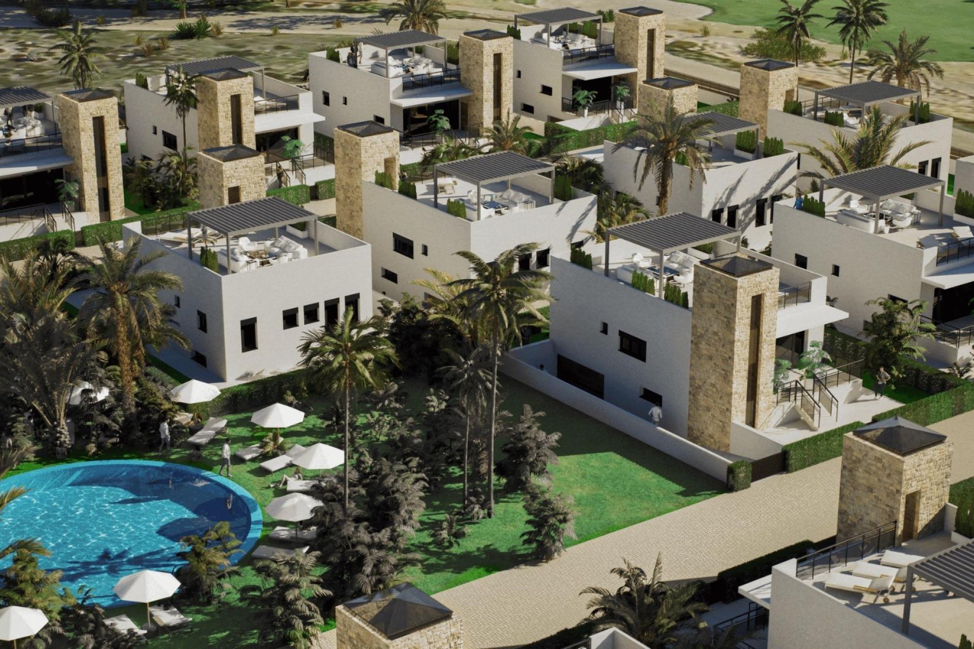 Nueva construcción  - Chalet - Mazarron - Camposol Golf