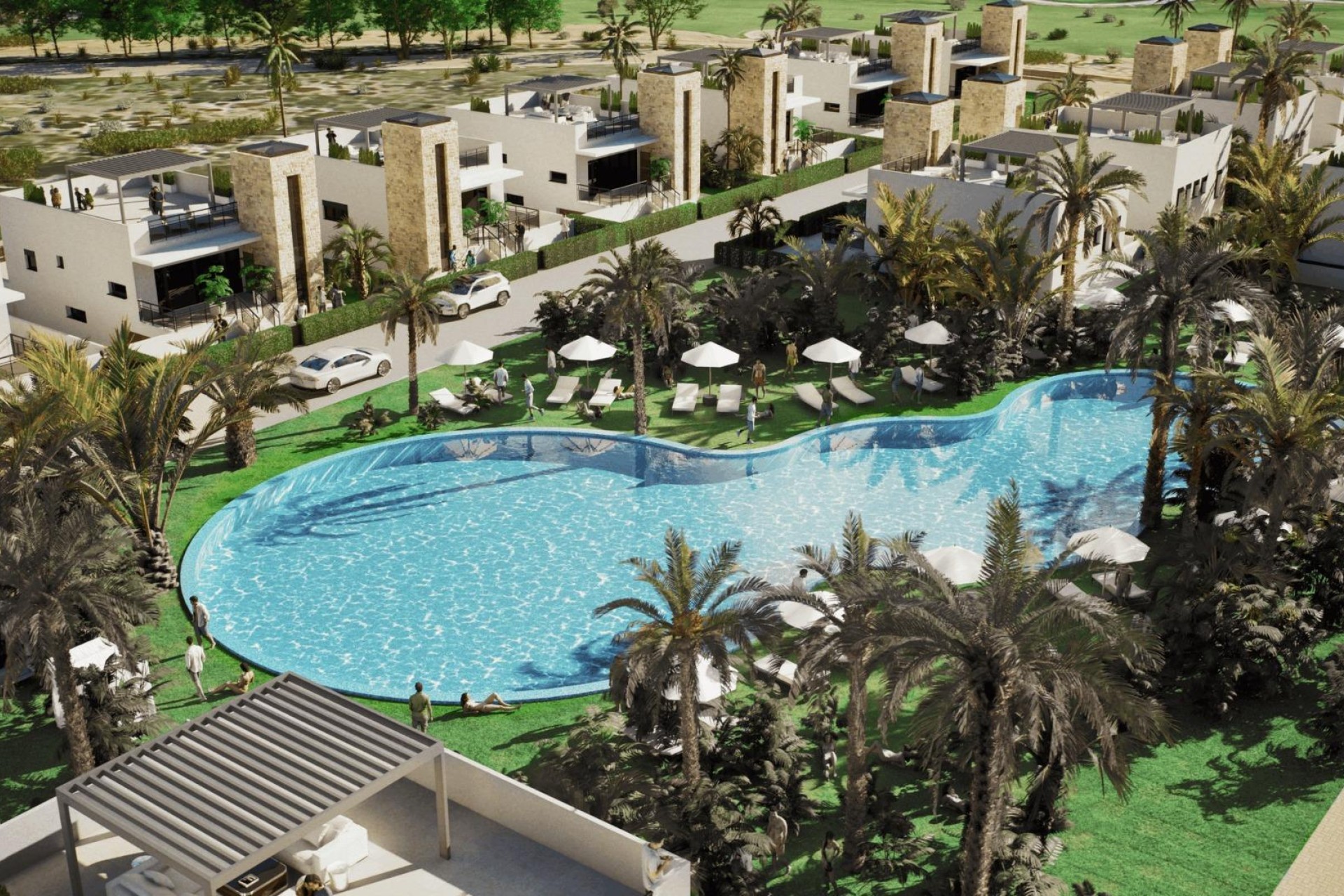Nueva construcción  - Chalet - Mazarron - Camposol Golf