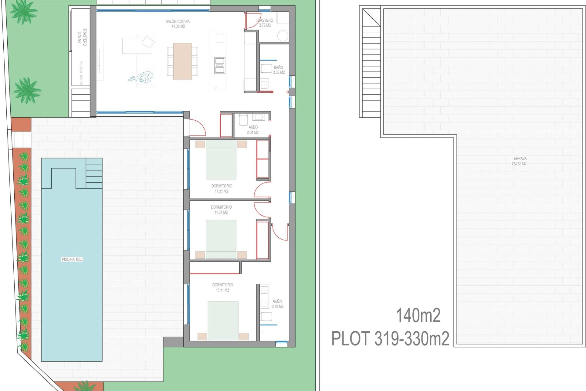 Nueva construcción  - Chalet - San Javier - Parque del doce