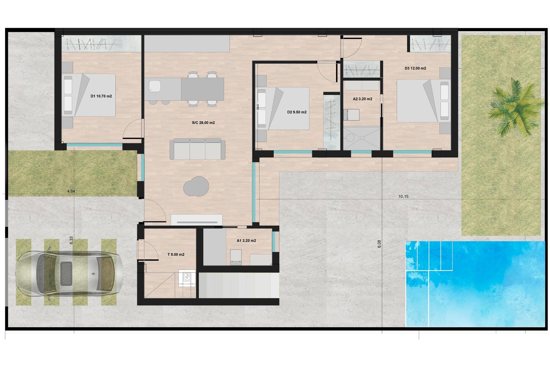 Nueva construcción  - Chalet - Torre Pacheco - Roldán