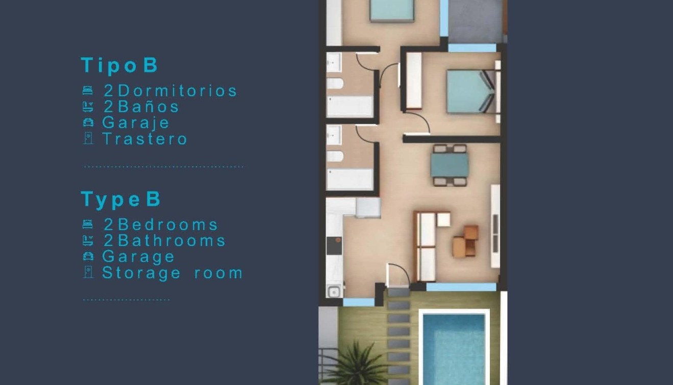 Nueva construcción  - Ground Floor Bungalow - San Pedro del Pinatar - Los Pinos