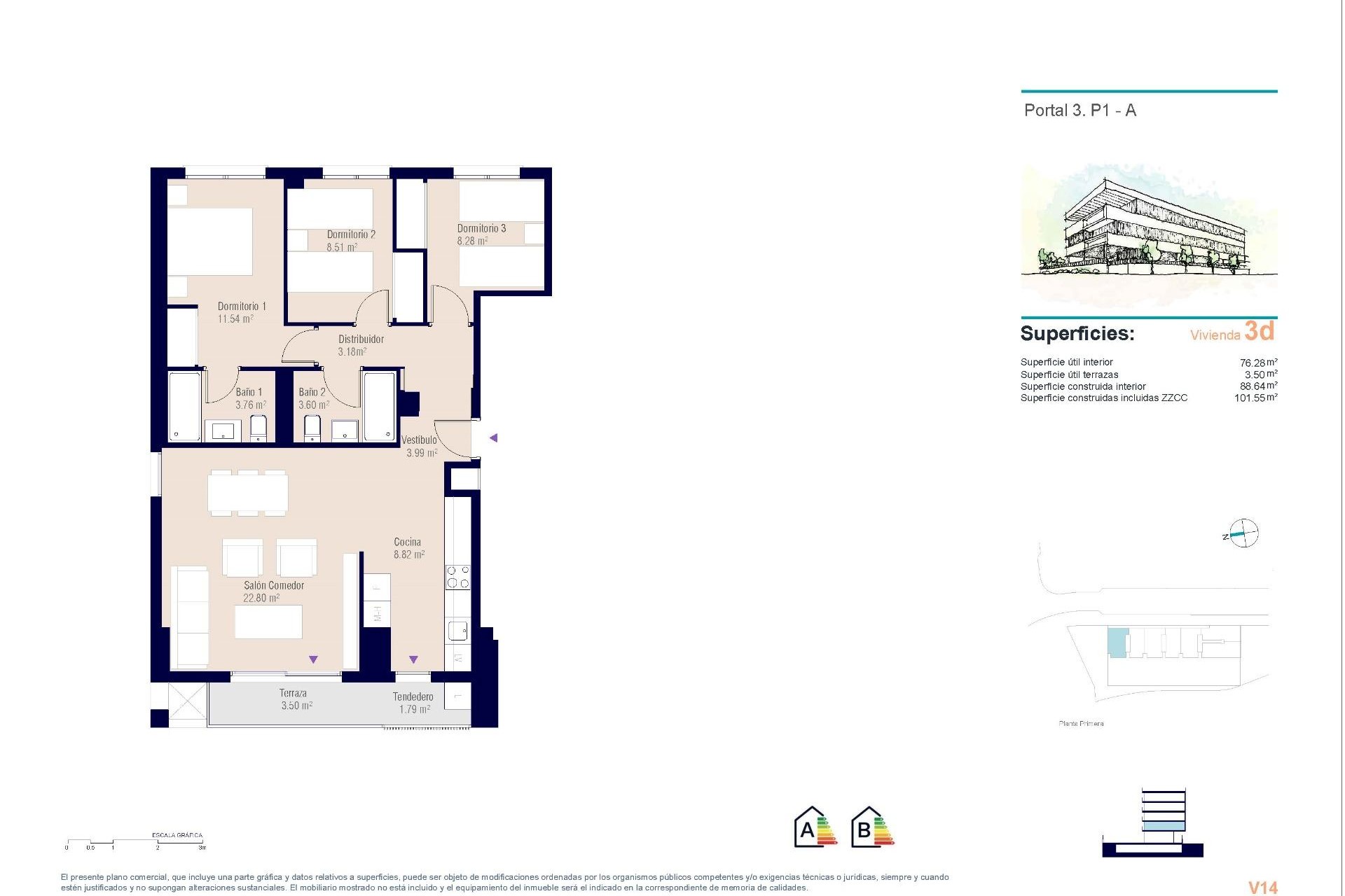 Nueva construcción  - Piso - Alicante - San Agustín-PAU 2