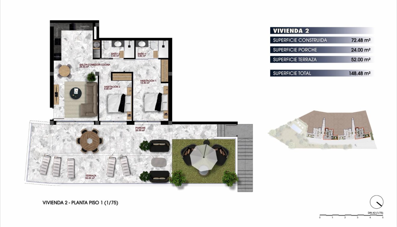 Nueva construcción  - Piso - Finestrat - Balcon de finestrat