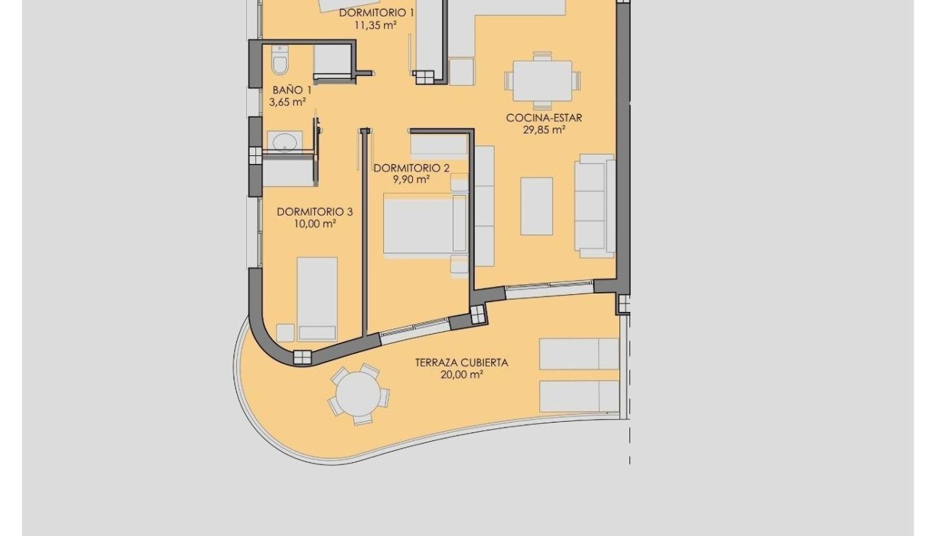 Nueva construcción  - Piso - Los Alcázares - Serena Golf