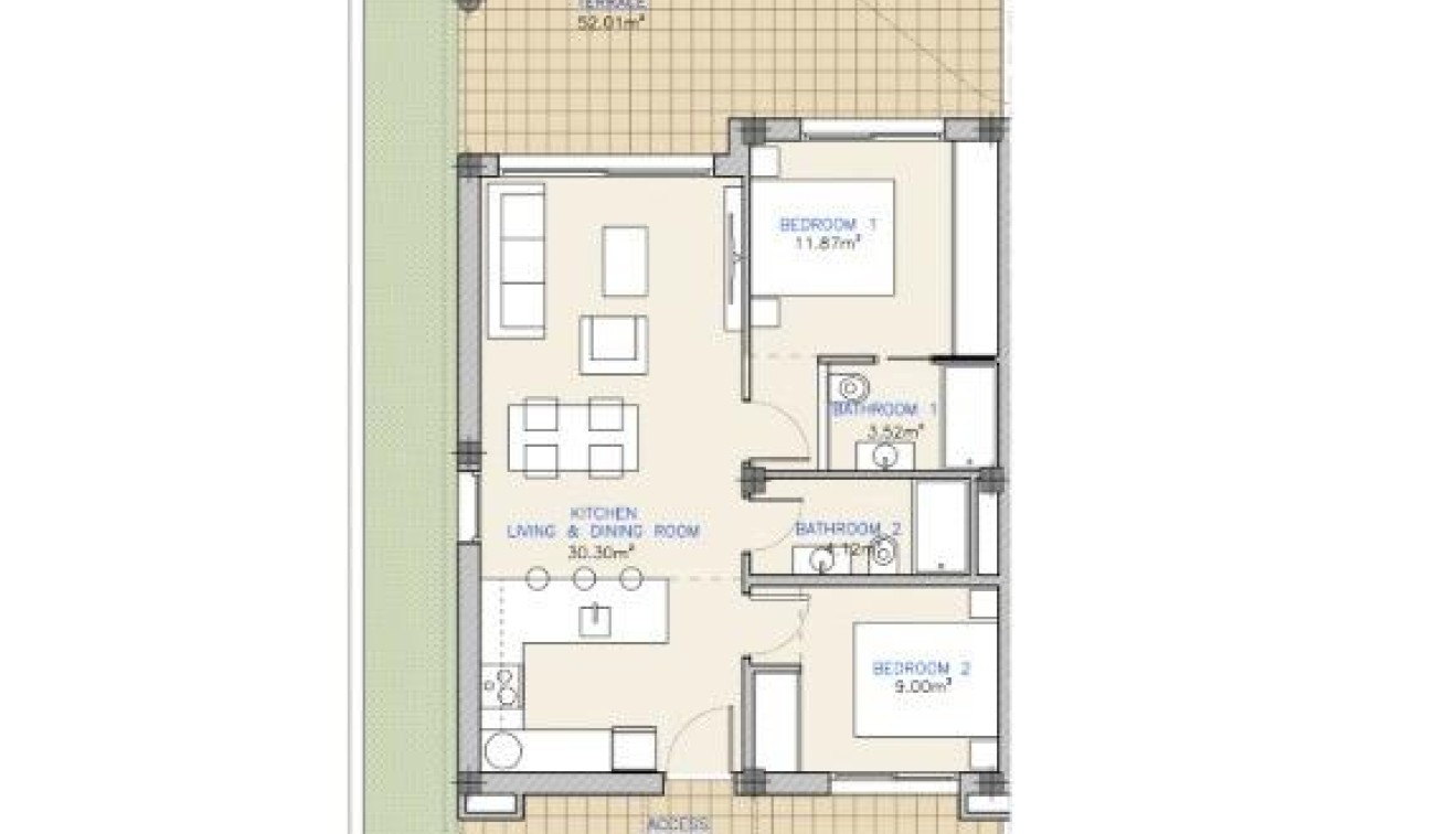 Nueva construcción  - Piso - Los Alcázares - Serena Golf