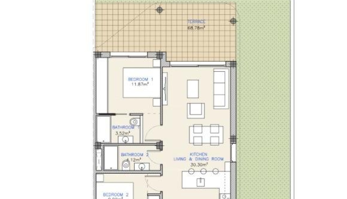 Nueva construcción  - Piso - Los Alcázares - Serena Golf