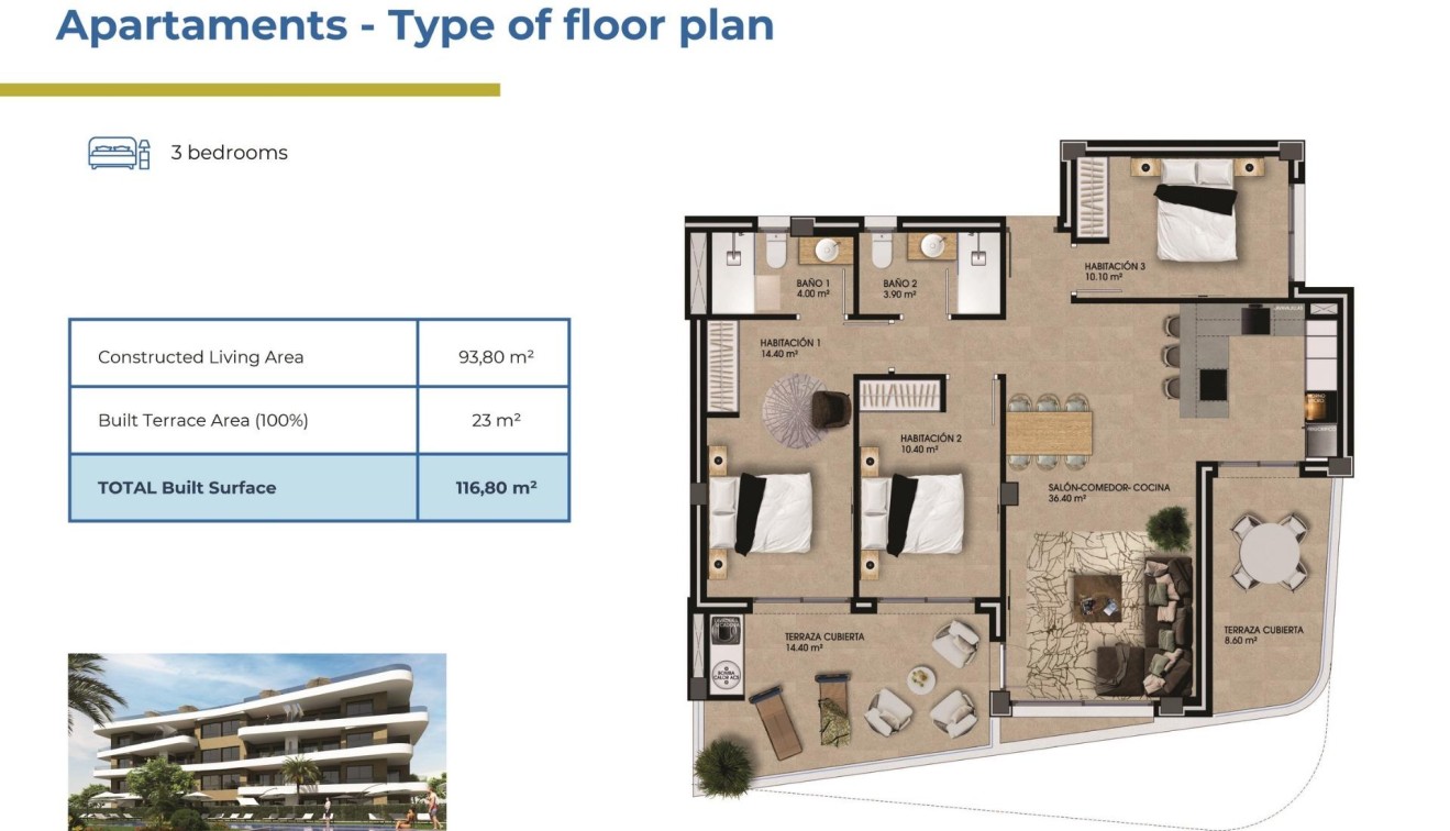 Nueva construcción  - Piso - Orihuela costa - La Ciñuelica