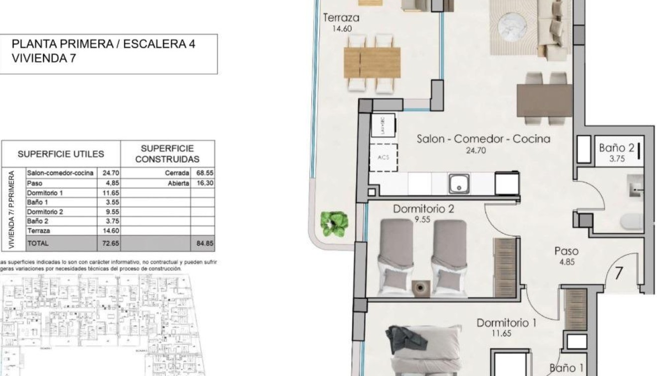 Nueva construcción  - Piso - Santa Pola - Estacion de autobuses