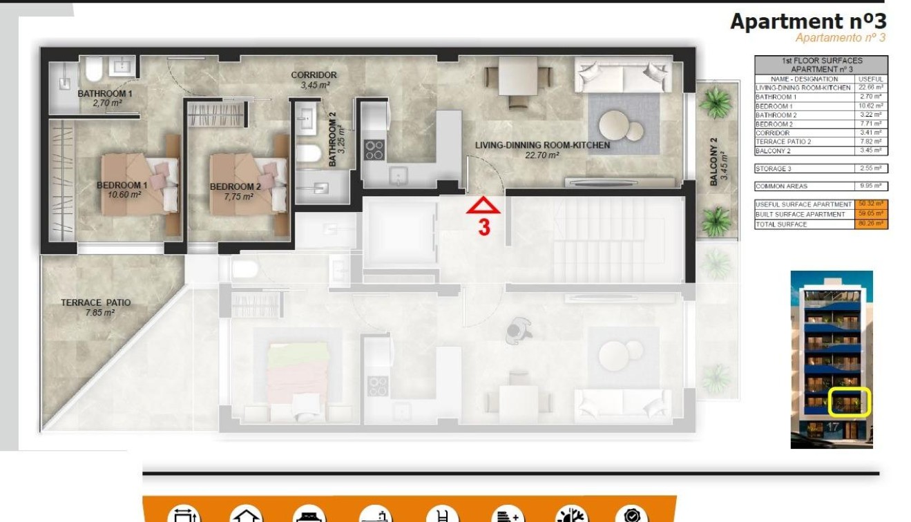 Nueva construcción  - Piso - Torrevieja - Playa del Acequión