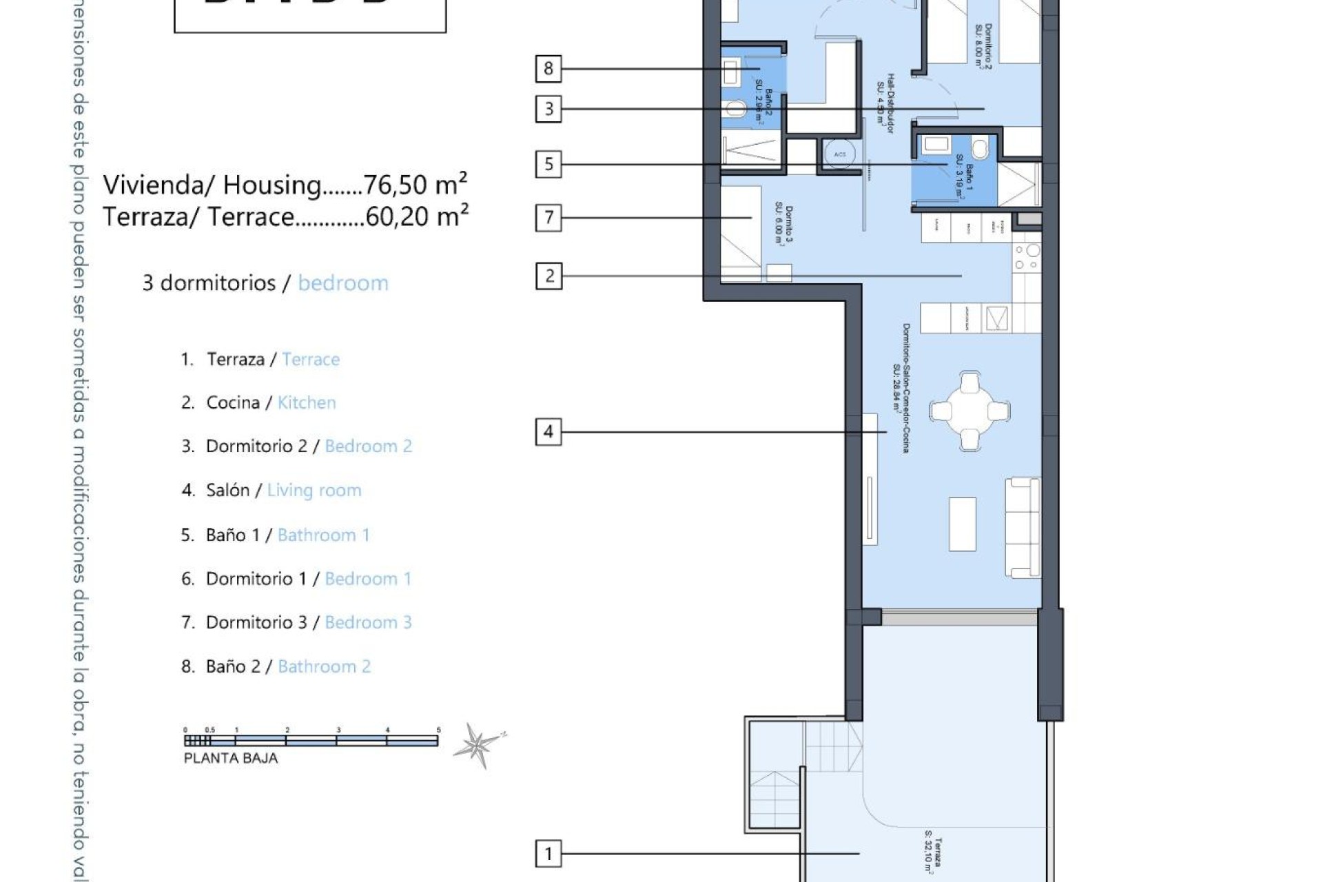 Nybygg - Bungalow - Dolores - Sector 3