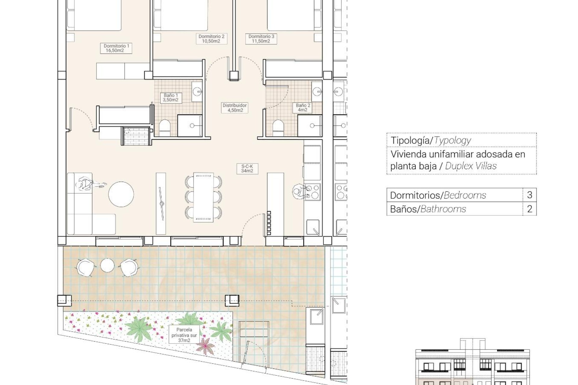 Nybygg - Bungalow - Hondon de las Nieves - El Salero