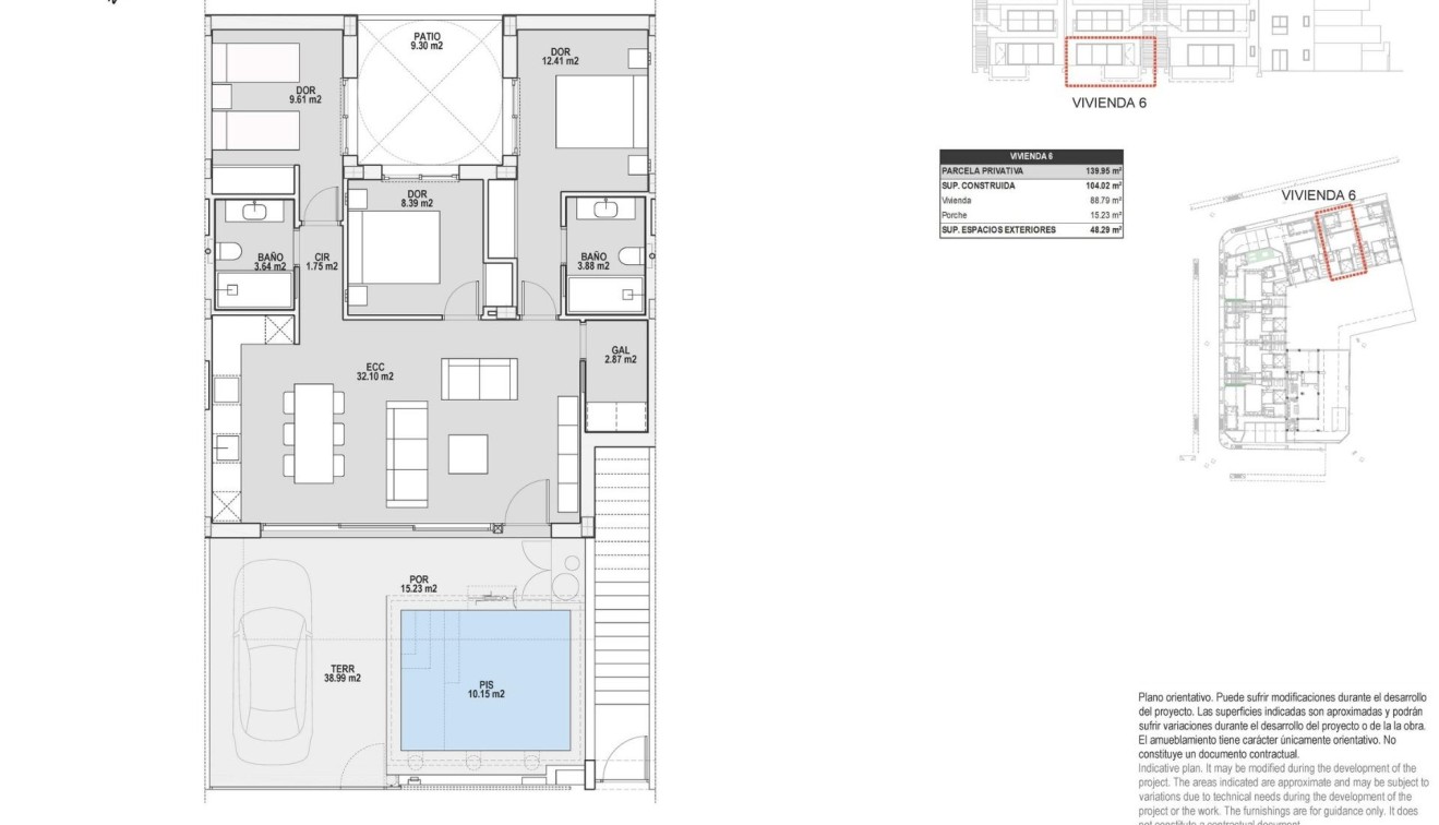 Nybygg - Bungalow - Pilar de La Horadada - pueblo