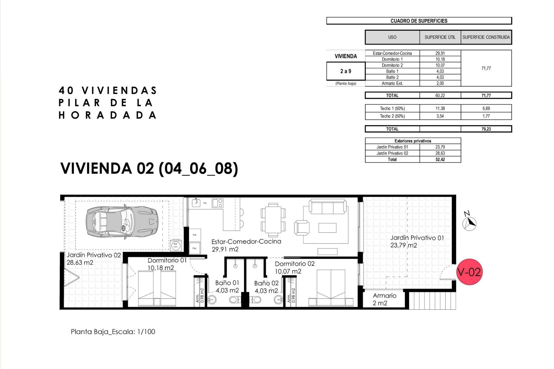 Nybygg - Bungalow - Pilar de La Horadada - pueblo