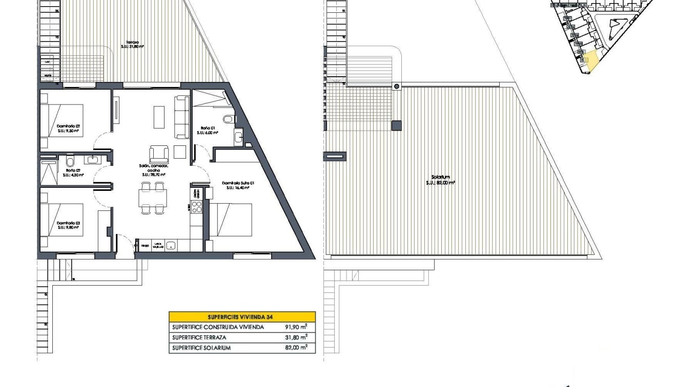 Nybygg - Bungalow - San Fulgencio - Pueblo