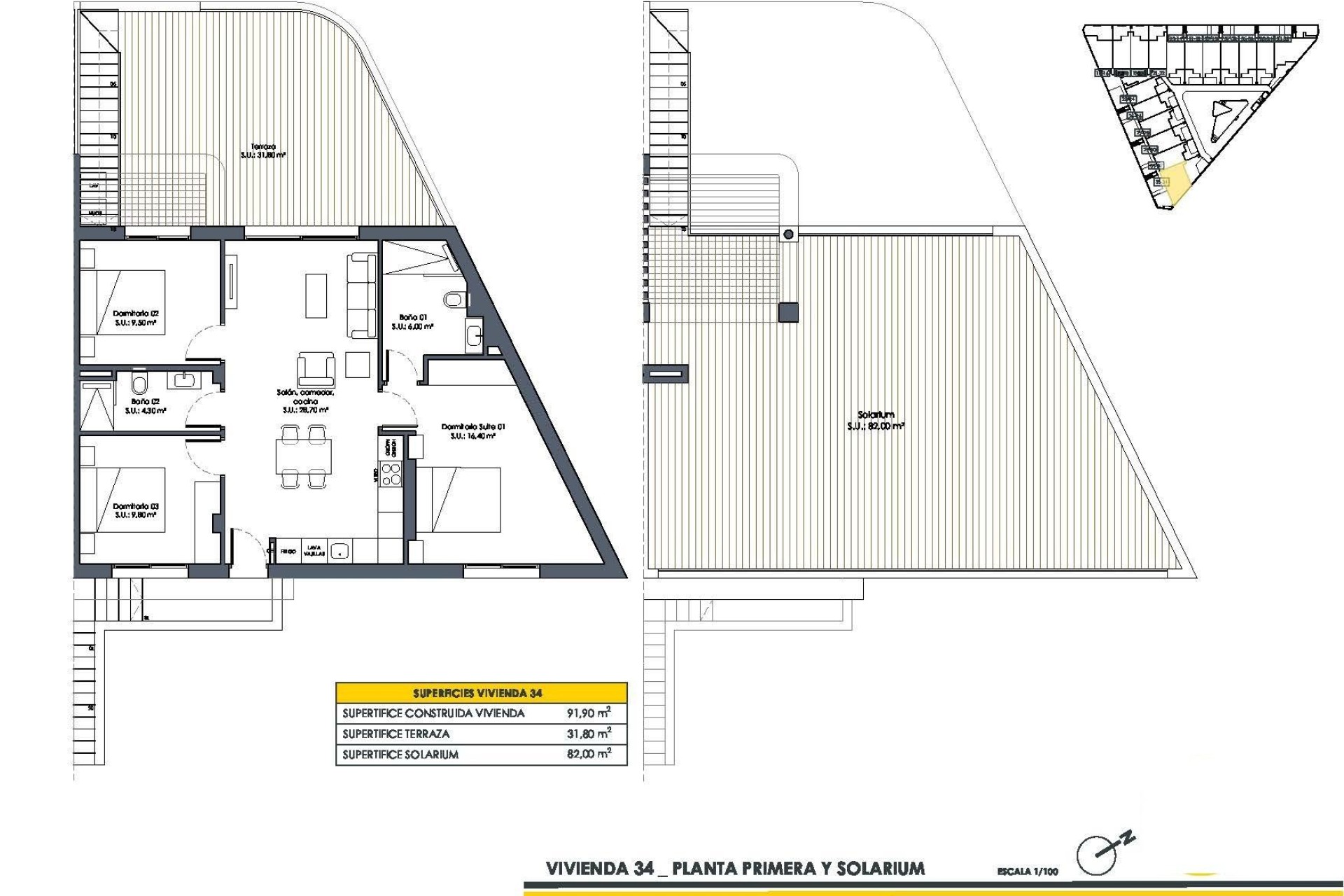 Nybygg - Bungalow - San Fulgencio - Pueblo