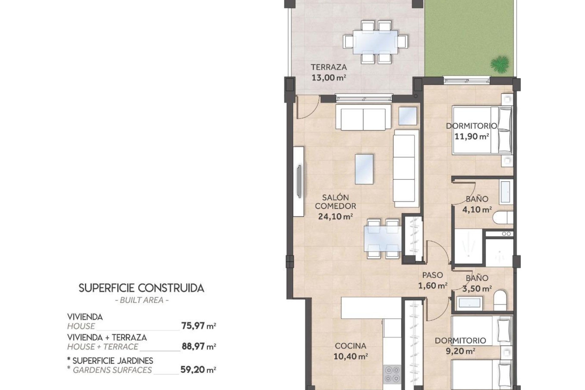 Nybygg - Bungalow - San Miguel - La Cañada
