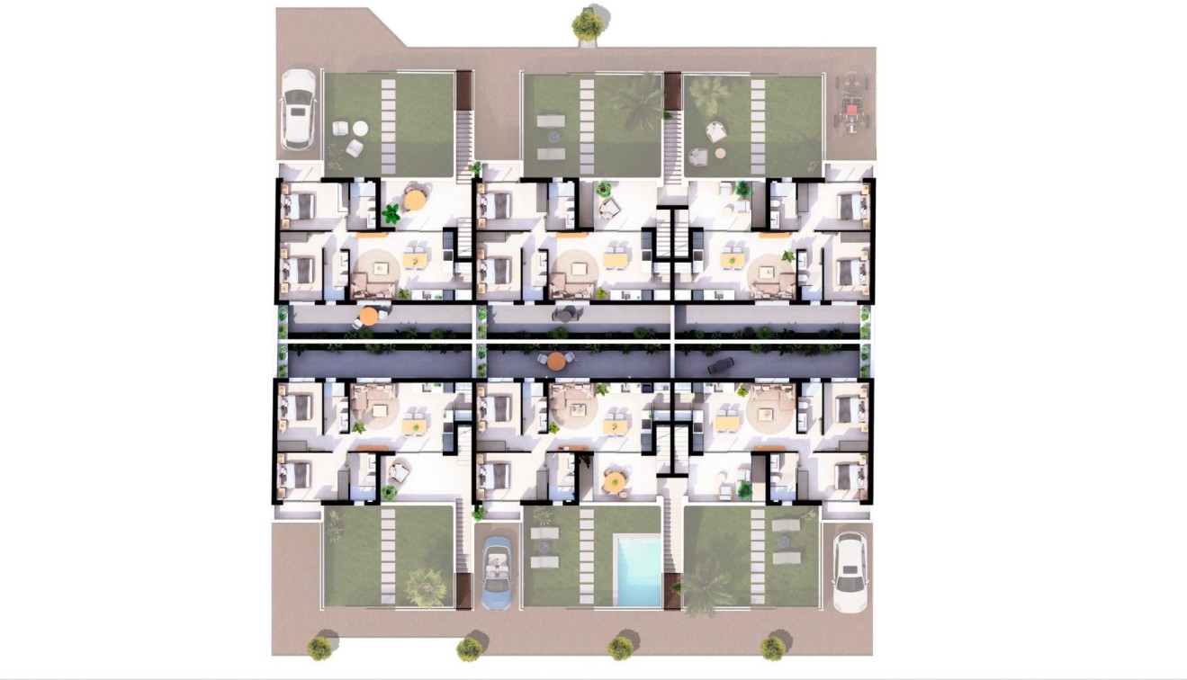 Nybygg - Bungalow - San Pedro del Pinatar - Lo Pagan, San Pedro del Pinatar