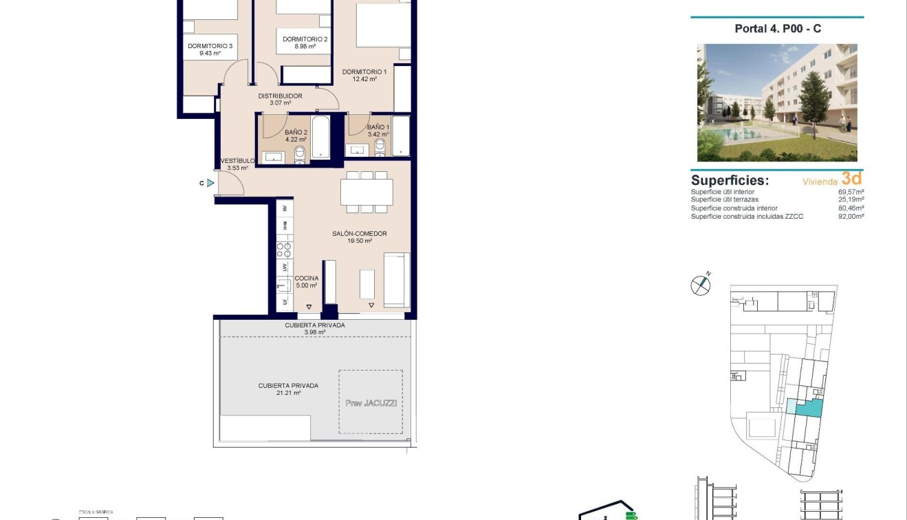 Nybygg - Ground floor apartment - Alicante - San Agustín