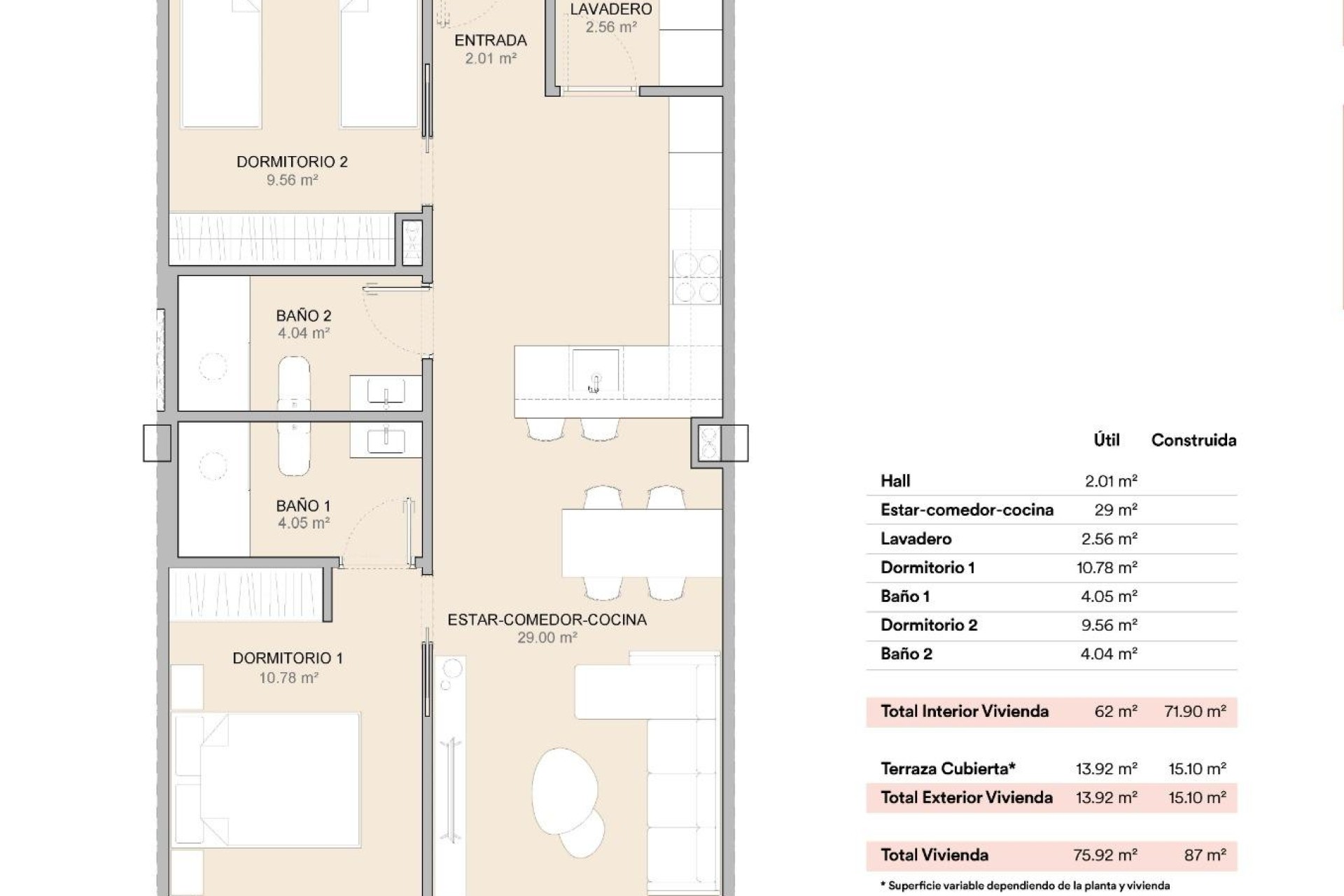 Nybygg - Ground floor apartment - La Nucia - Ciudad Deportiva