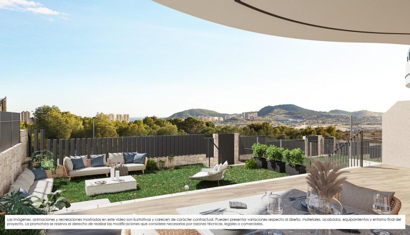 Nybygg - Toppleilighet - Finestrat - Campana garden