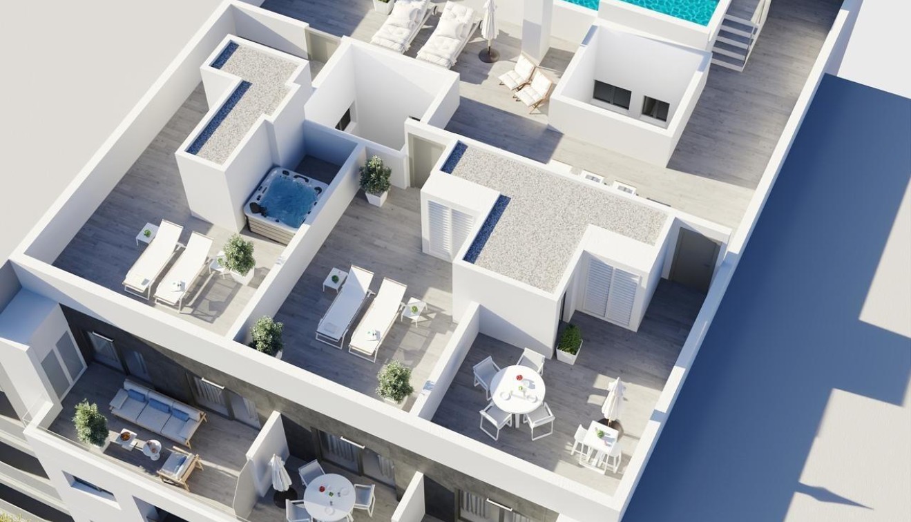 Nybygg - Toppleilighet - Torrevieja - Centro