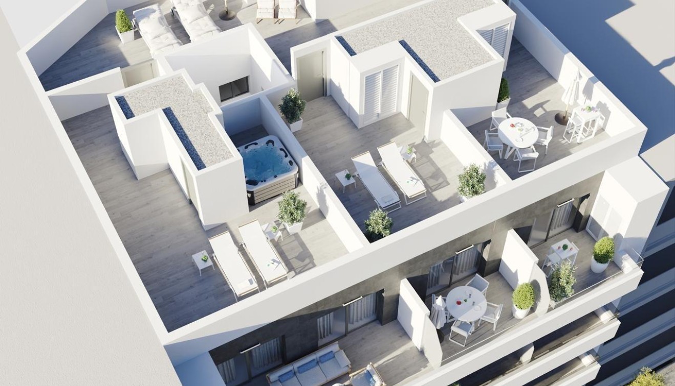 Nybygg - Toppleilighet - Torrevieja - Centro