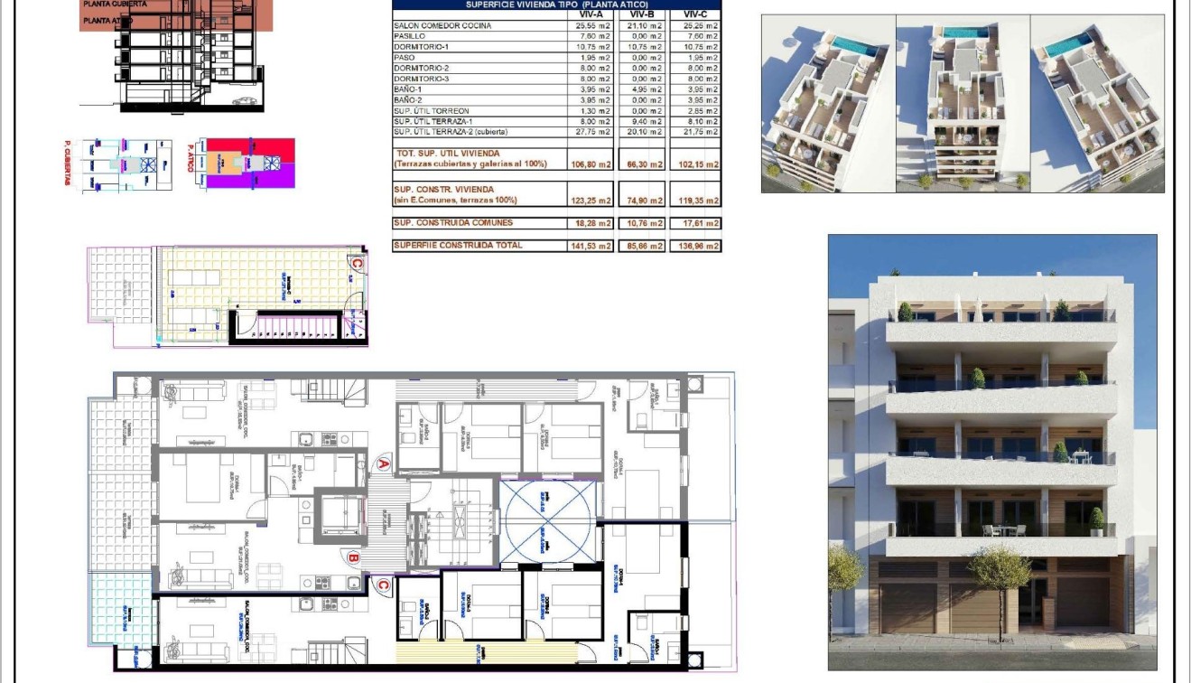 Nybygg - Toppleilighet - Torrevieja - Centro