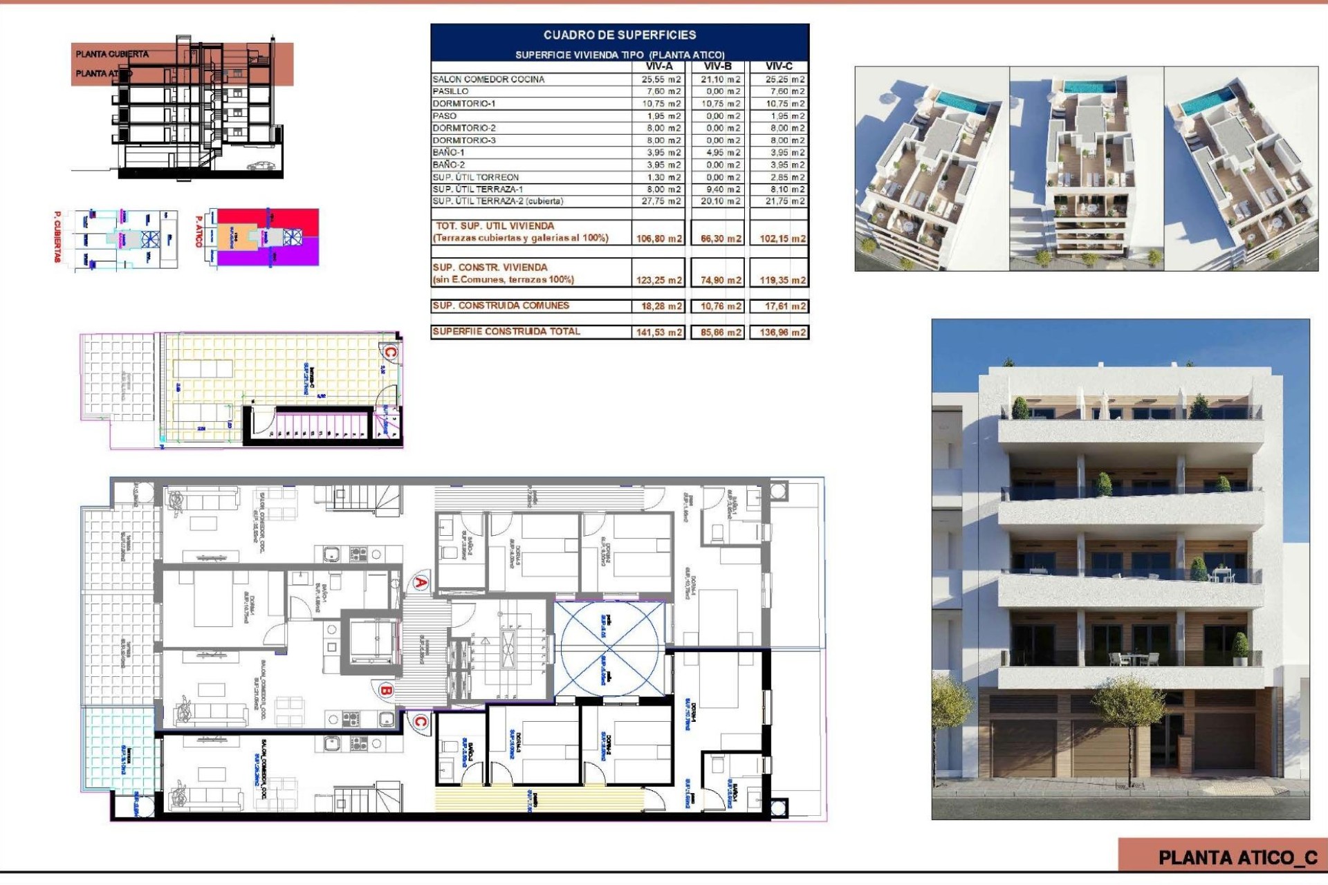 Nybygg - Toppleilighet - Torrevieja - Centro