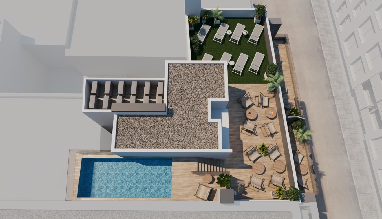 Nybygg - Toppleilighet - Torrevieja - Centro