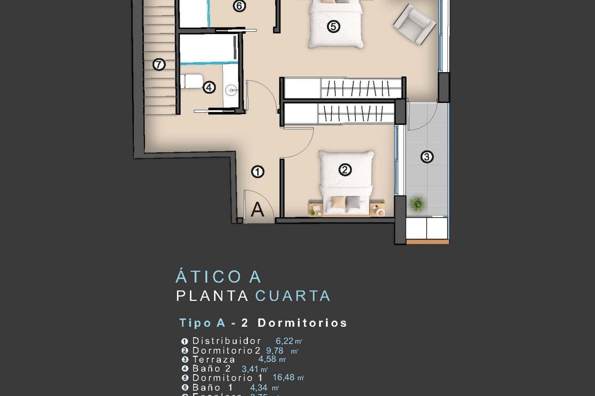 Nybygg - Toppleilighet - Torrevieja - Centro
