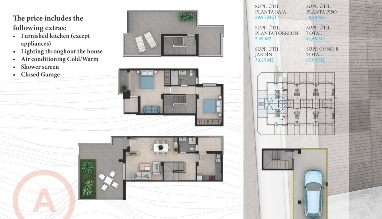Nybygg - Town House - La Manga