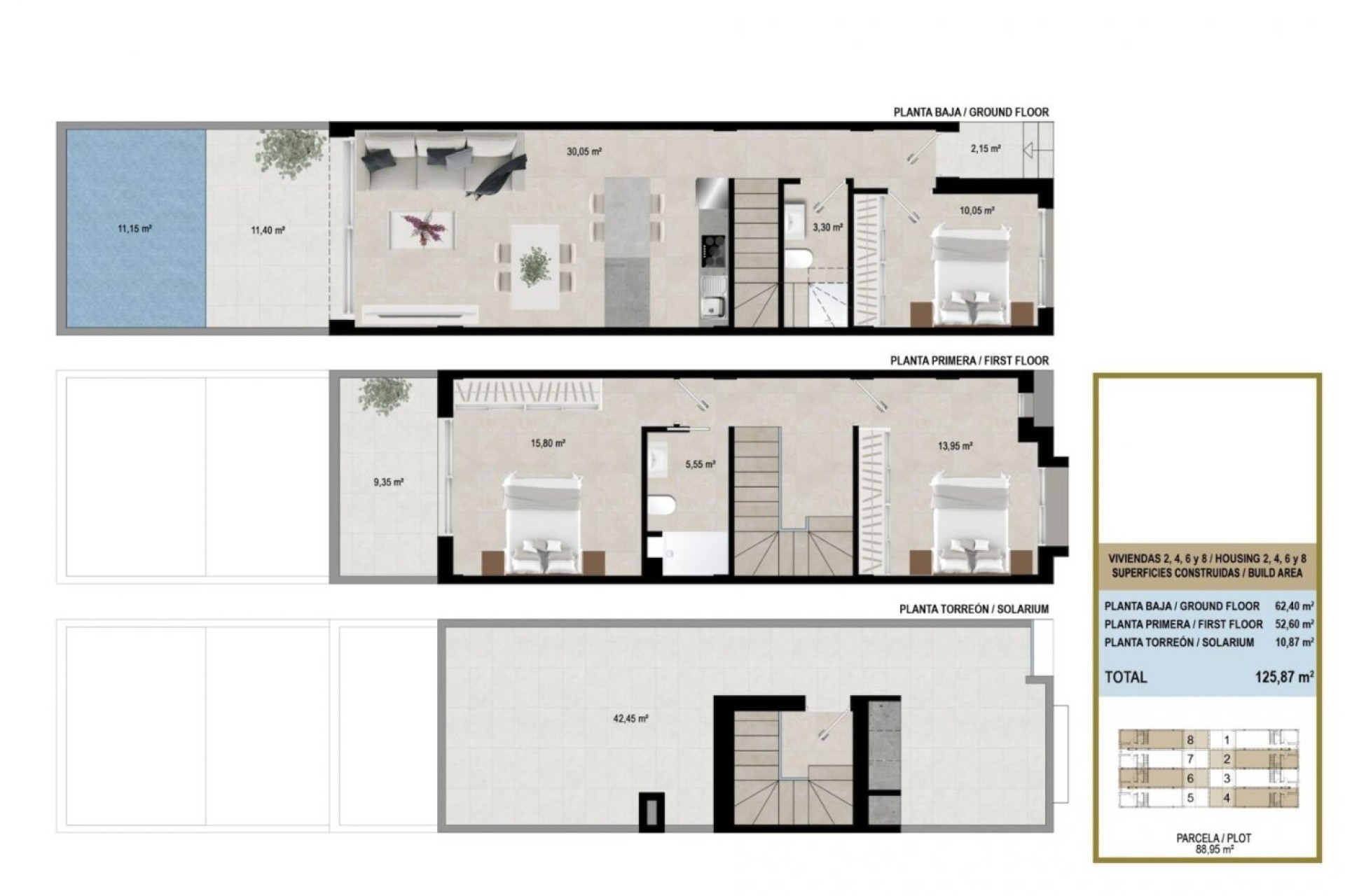 Nybygg - Town House - San Javier - pueblo