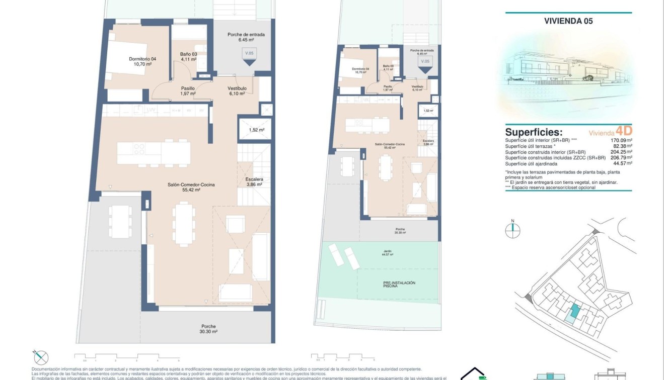 Nybygg - Town House - San Juan Playa - Cabo De Las Huertas