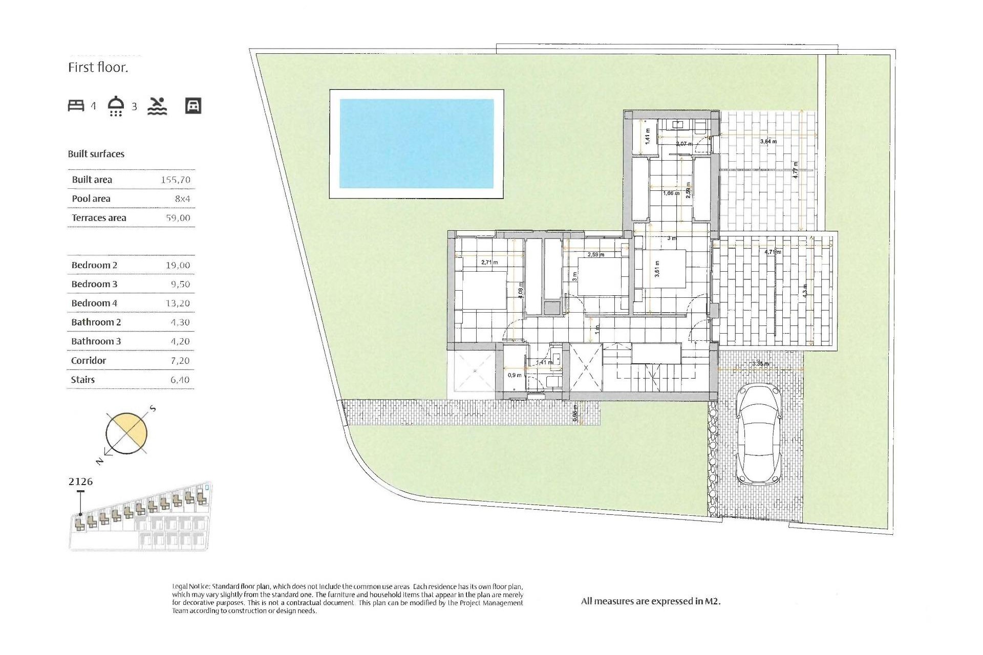 Nybygg - Villa - Algorfa - La finca golf