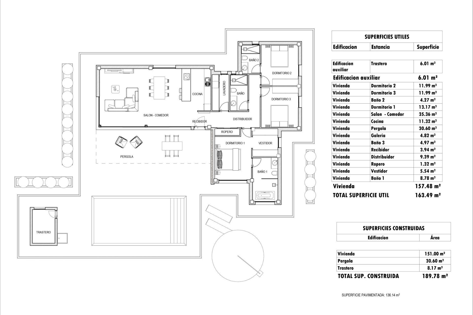 Nybygg - Villa - Aspe - Poligono 19
