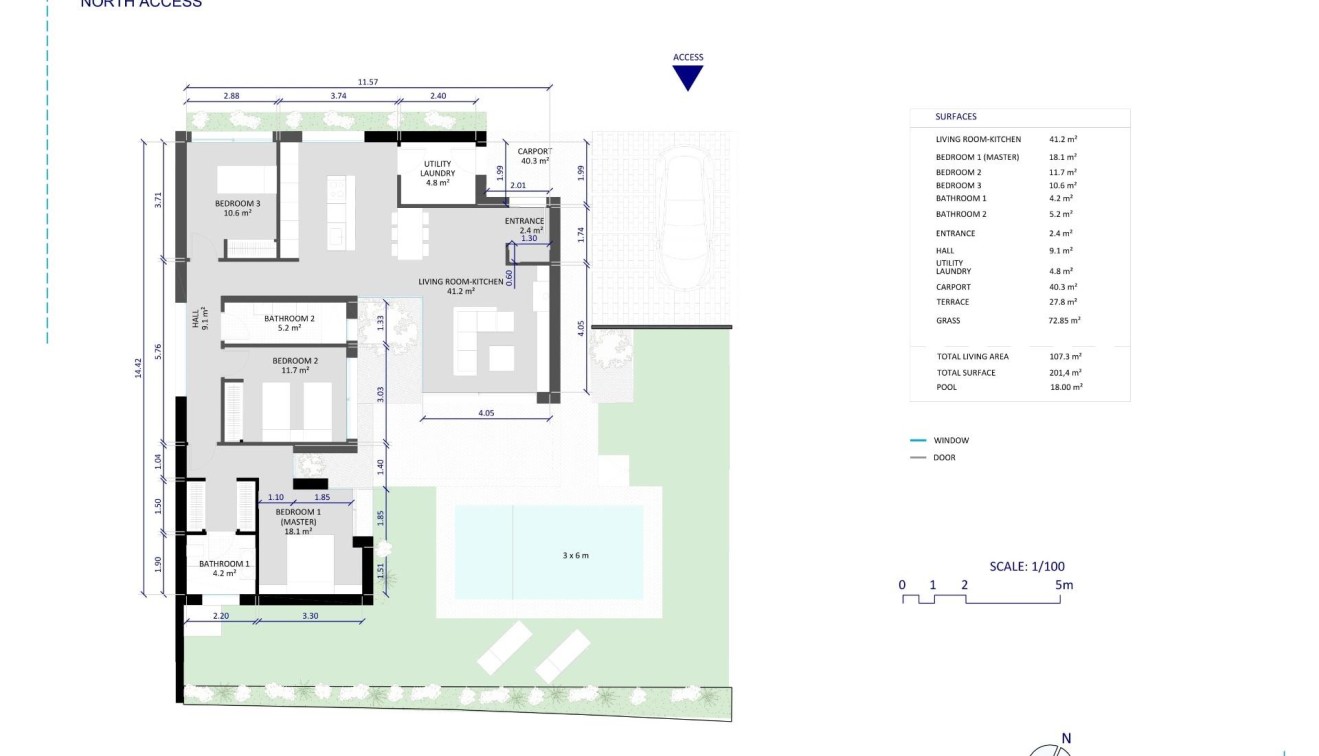 Nybygg - Villa - BAÑOS Y MENDIGO - Altaona Golf