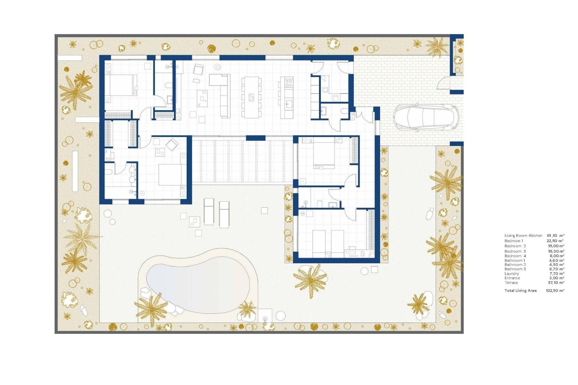 Nybygg - Villa - BAÑOS Y MENDIGO - Altaona Golf