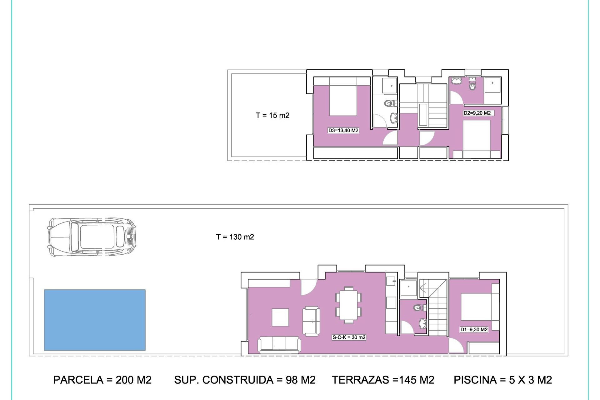 Nybygg - Villa - Daya Nueva - pueblo