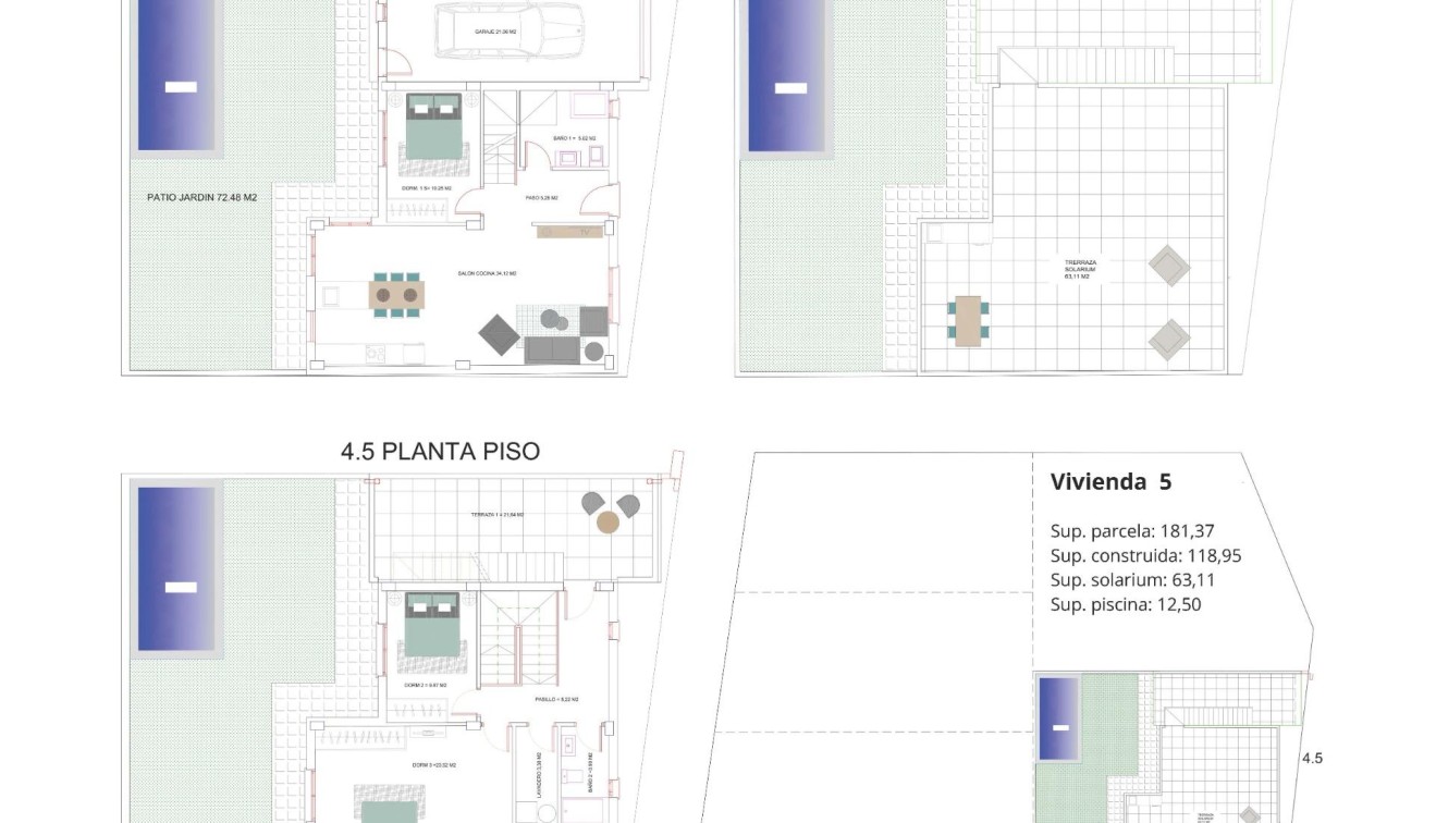 Nybygg - Villa - Los Belones - pueblo