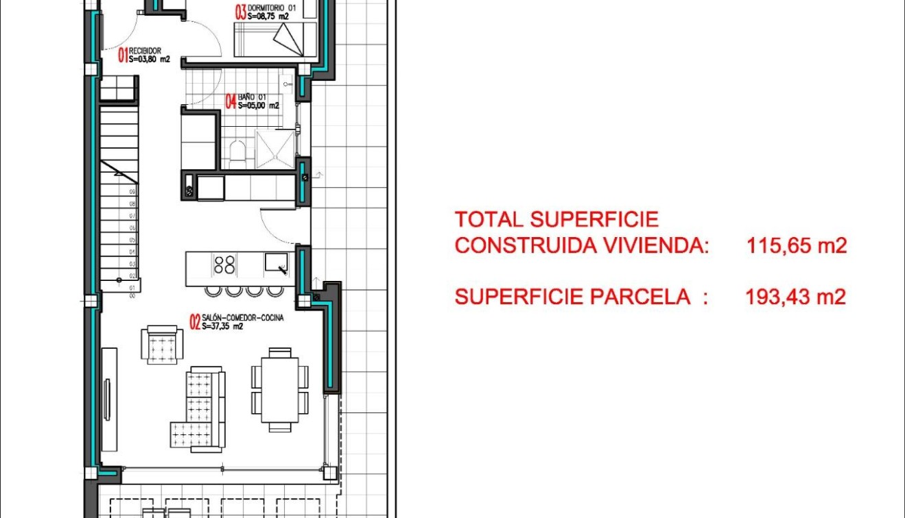 Nybygg - Villa - Torrevieja - Aguas Nuevas
