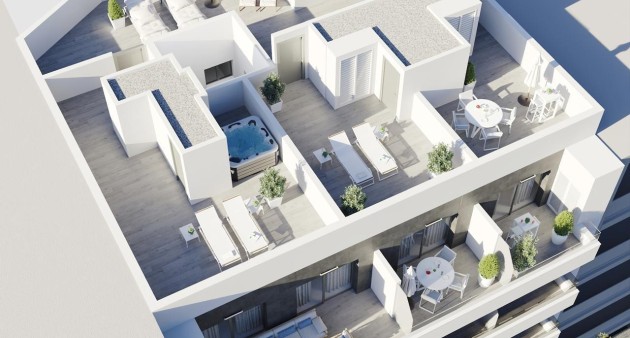 Penthouse - Nowo zbudowane - Torrevieja - RD-65616