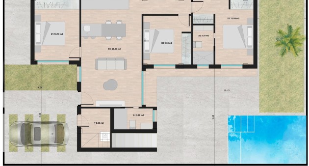 New Build - Villa - Torre Pacheco - Roldán