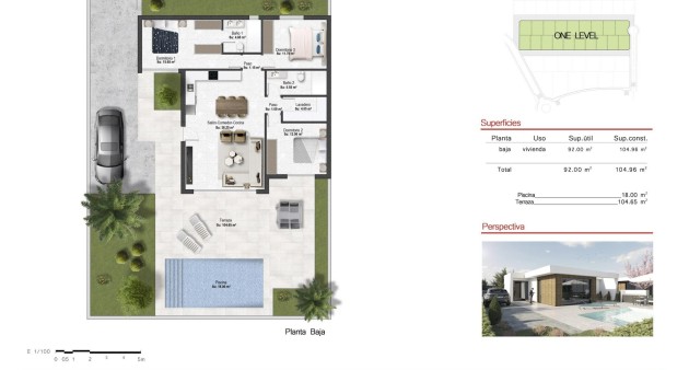 Nueva construcción  - Chalet - BAÑOS Y MENDIGO - Altaona Golf