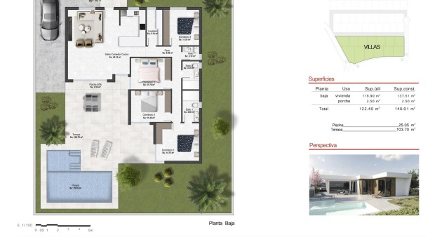 Nueva construcción  - Chalet - BAÑOS Y MENDIGO - Altaona Golf