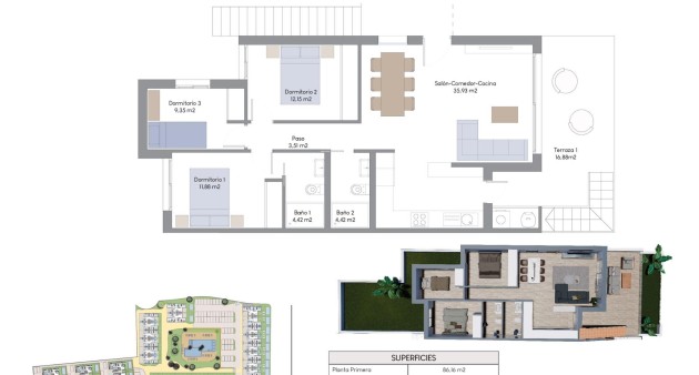 Nybygg - Bungalow - Finestrat - Finestrat hills